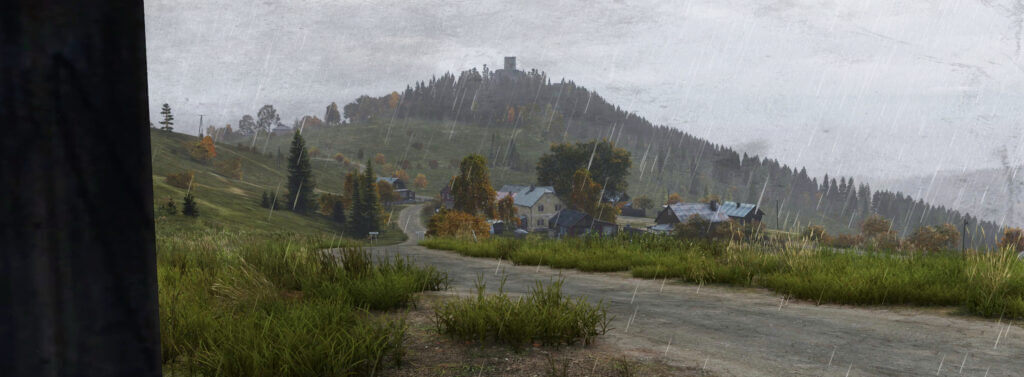 DayZ - Chernarus - Bad Weather in Vyshnoye near Zub