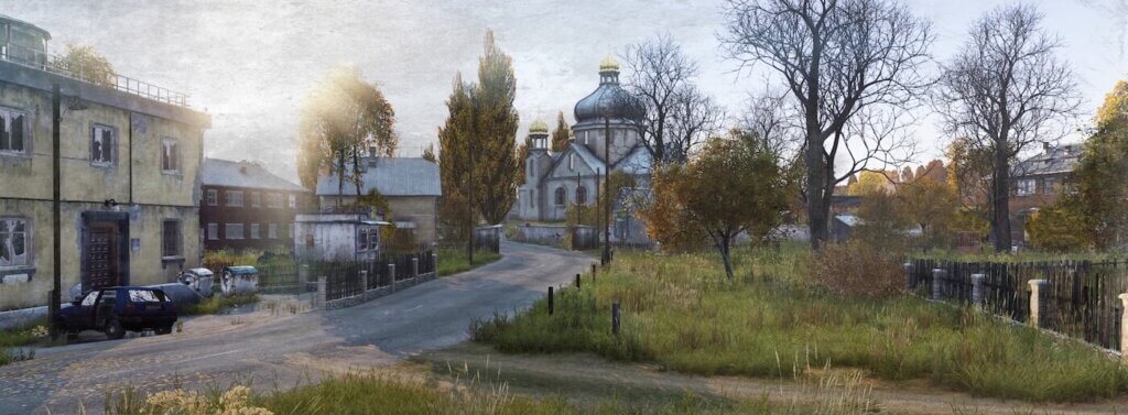 DayZ - Chernarus - Novy Sobor Downtown Background Image