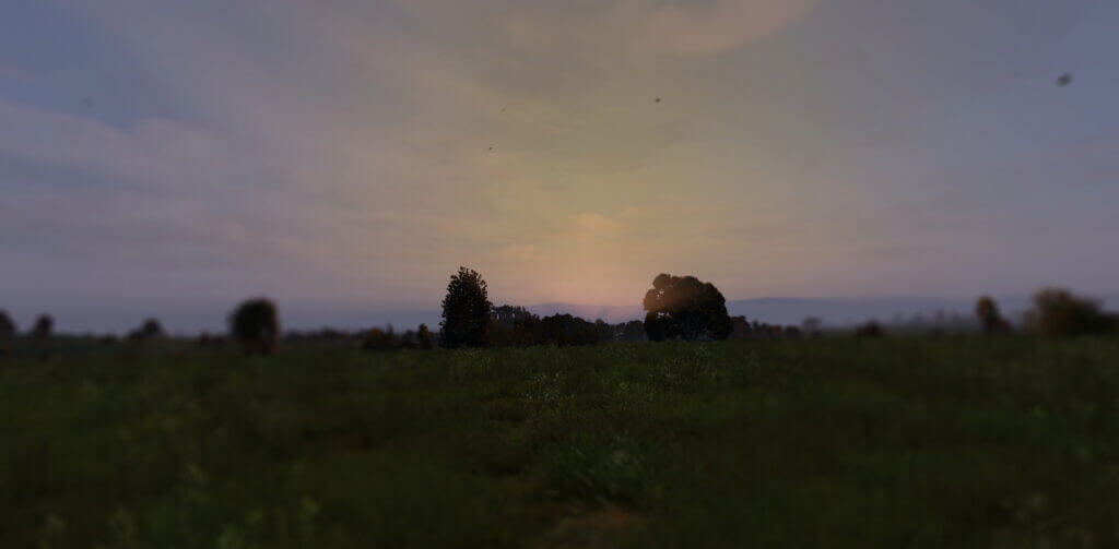 DayZ - Chernarus - Sunset on the Fields