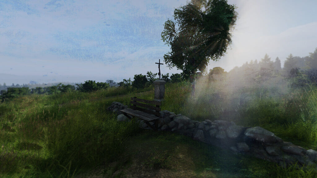 DayZ - Livonia - Bench and Cross